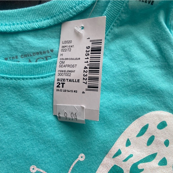 NWT The Children’s Place 3 pack toddler girl long sleeve graphic shirts size 2T - Picture 9 of 10